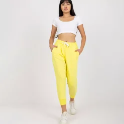 JEANS Housut></noscript>The Fancy Adea trikoohousut keltainen