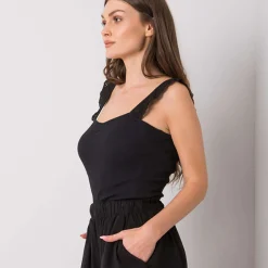 JEANS Lyhythihaiset Paidat Ja Topit></noscript>The Fancy Amanis ribbitoppi musta