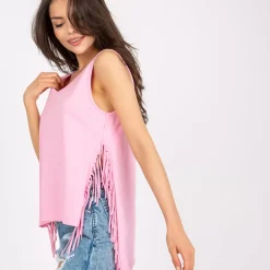 JEANS Lyhythihaiset Paidat Ja Topit></noscript>The Fancy Fringe toppi pinkki