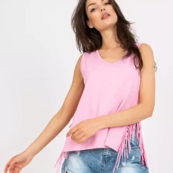 JEANS Lyhythihaiset Paidat Ja Topit></noscript>The Fancy Fringe toppi pinkki
