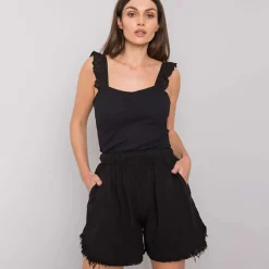 JEANS Shortsit Ja Caprit>The Fancy Jeynissa shortsit musta
