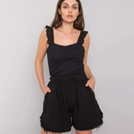 JEANS Shortsit Ja Caprit>The Fancy Jeynissa shortsit musta