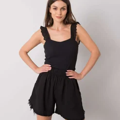 JEANS Shortsit Ja Caprit></noscript>The Fancy Jeynissa shortsit musta