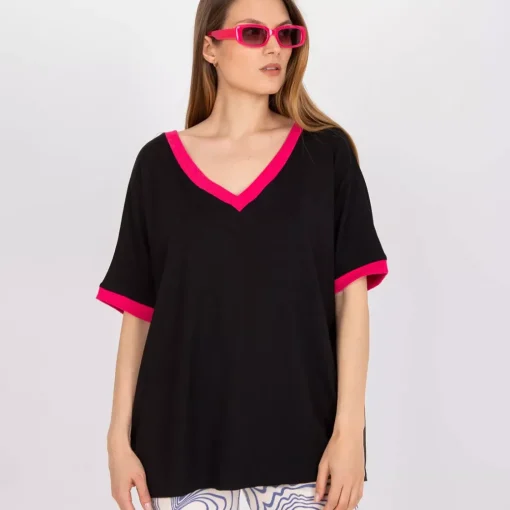 JEANS Lyhythihaiset Paidat Ja Topit>The Fancy Luisa t-paita musta-pinkki
