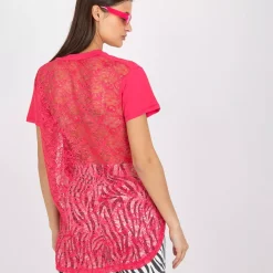 JEANS Lyhythihaiset Paidat Ja Topit>The Fancy Missy t-paita vadelma