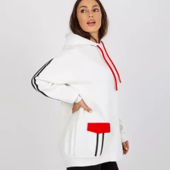 JEANS Hupparit></noscript>The Fancy Race collegehuppari valkoinen