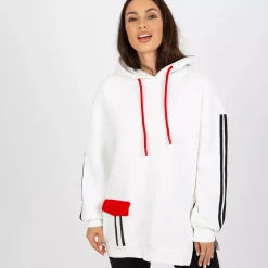 JEANS Hupparit></noscript>The Fancy Race collegehuppari valkoinen