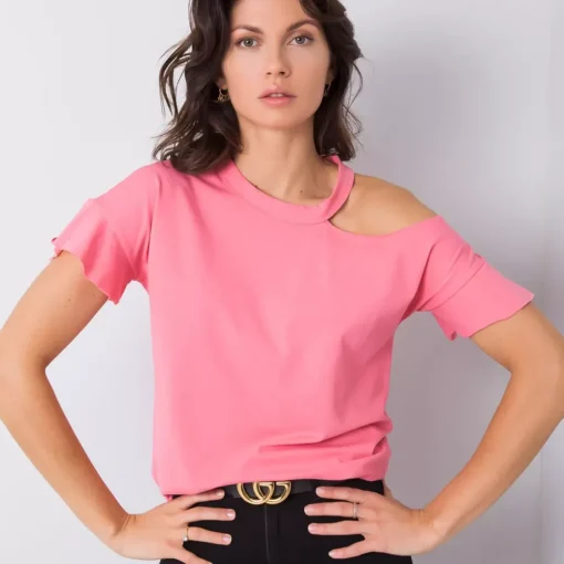 The Fancy Lyhythihaiset Paidat Ja Topit>Rosalie t-paita pinkki