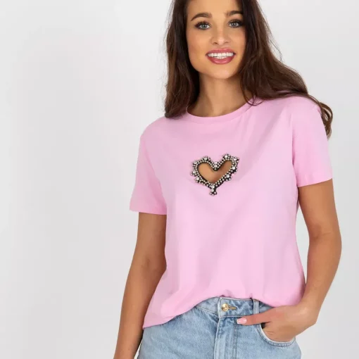 JEANS Lyhythihaiset Paidat Ja Topit>The Fancy Stasya t-paita pinkki