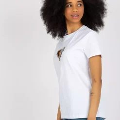 JEANS Lyhythihaiset Paidat Ja Topit></noscript>The Fancy Stasya t-paita valkoinen