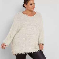 JEANS Plus!>TLL Alexxa neulepaita beige