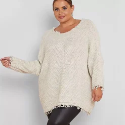 JEANS Plus!>TLL Alexxa neulepaita beige