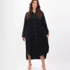 JEANS Midimekot | Plus!>TLL Odette paitamekko musta