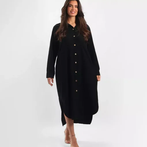 JEANS Midimekot | Plus!>TLL Odette paitamekko musta