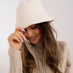 JEANS Talvipäähineet>Topattu kalastajanhattu beige