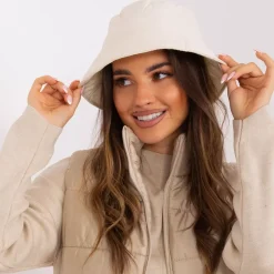 JEANS Talvipäähineet>Topattu kalastajanhattu beige