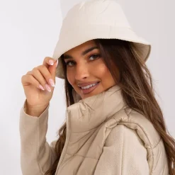 JEANS Talvipäähineet></noscript>Topattu kalastajanhattu beige
