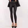 JEANS Leggingsit>Trendy.ing Deco Belt keinonahkaleggingsit musta
