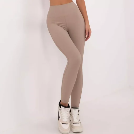 JEANS Leggingsit>Trendy.ing Dia push up leggingsit tumma beige