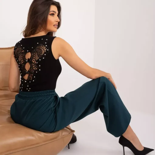 JEANS Lyhythihaiset Paidat Ja Topit>Trendy.ing Niami trikoobody musta
