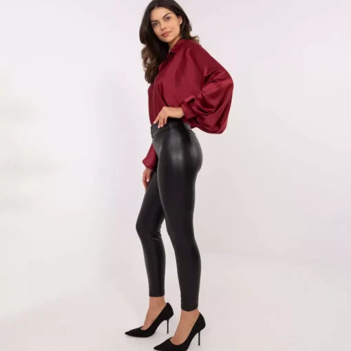 JEANS Leggingsit | Housut>Trendy.ing Nixe keinonahkahousut musta