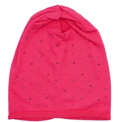 JEANS Kesähatut>Trikoopipo strassikoristeilla fuksia
