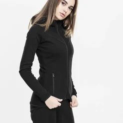 JEANS Takit></noscript>Urban Classics Athletic Interlock Zip Hoody musta