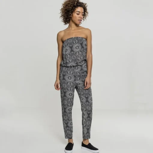 JEANS Jumpsuit-haalarit>Urban Classics Bandeau jumpsuit kuviollinen