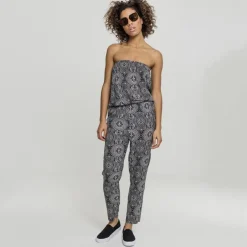 JEANS Jumpsuit-haalarit>Urban Classics Bandeau jumpsuit kuviollinen