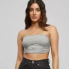 JEANS Lyhythihaiset Paidat Ja Topit>Urban Classics bandeautoppi vaaleanharmaa