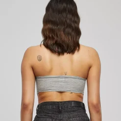 JEANS Lyhythihaiset Paidat Ja Topit></noscript>Urban Classics bandeautoppi vaaleanharmaa