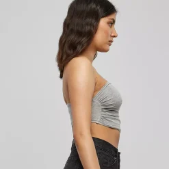 JEANS Lyhythihaiset Paidat Ja Topit></noscript>Urban Classics bandeautoppi vaaleanharmaa