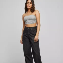 JEANS Lyhythihaiset Paidat Ja Topit></noscript>Urban Classics bandeautoppi vaaleanharmaa