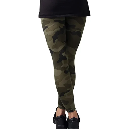 JEANS Leggingsit>Urban Classics Camo leggingsit wood camo