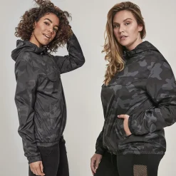 JEANS Takit>Urban Classics Camo Pull Over takki dark camo