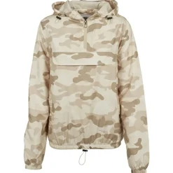 JEANS Takit></noscript>Urban Classics Camo Pull Over takki sand camo