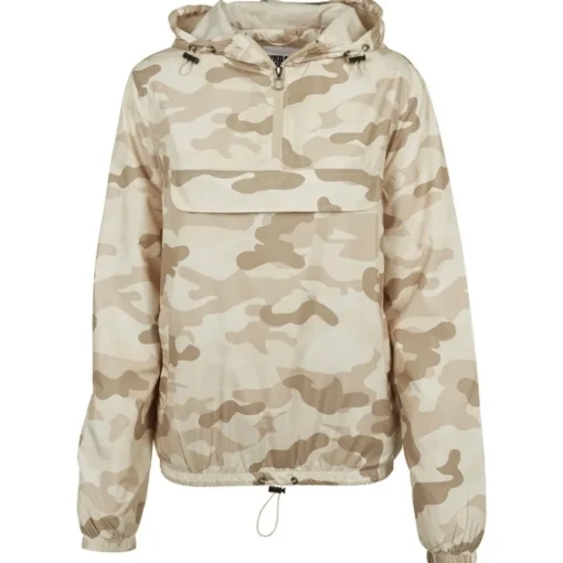 JEANS Takit>Urban Classics Camo Pull Over takki sand camo