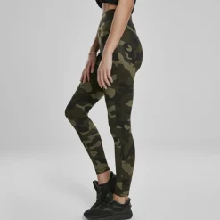 JEANS Leggingsit>Urban Classics Camo Tech leggingsit wood camo