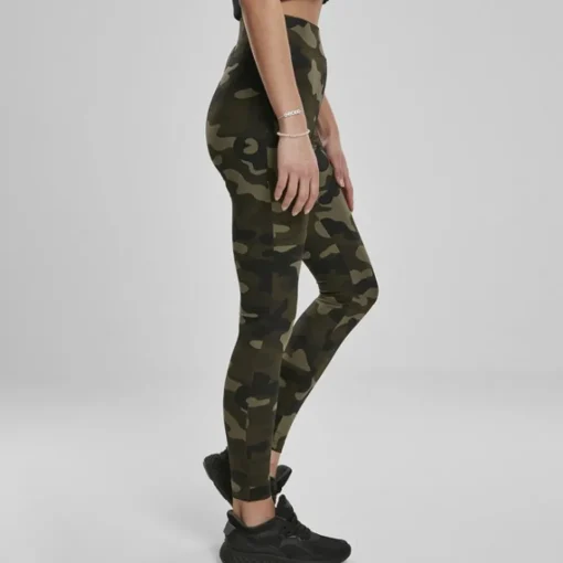 JEANS Leggingsit>Urban Classics Camo Tech leggingsit wood camo