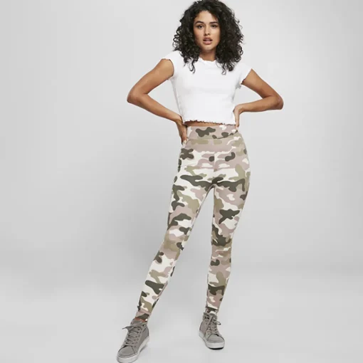 JEANS Leggingsit>Urban Classics Camo Tech leggingsit d.rose camo