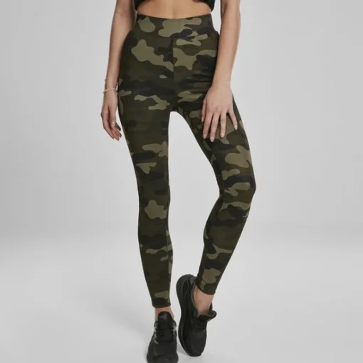 JEANS Leggingsit>Urban Classics Camo Tech leggingsit wood camo