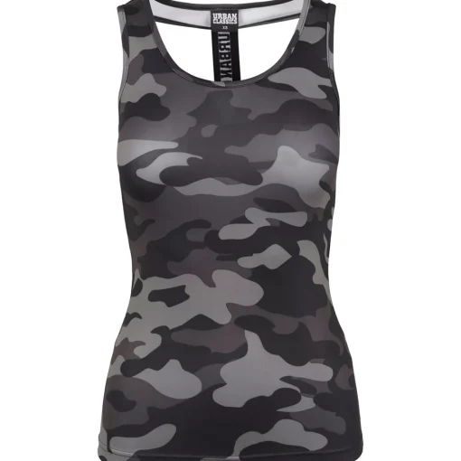JEANS Lyhythihaiset Paidat Ja Topit>Urban Classics Camo toppi dark camo