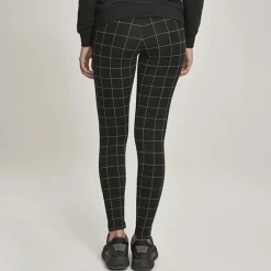 JEANS Housut></noscript>Urban Classics Check stretch-housut musta/ruutukuvio