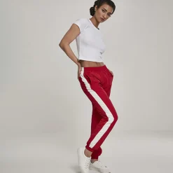 JEANS Housut>Urban Classics Crinkle tuulihousut punainen
