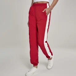 JEANS Housut></noscript>Urban Classics Crinkle tuulihousut punainen