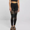 JEANS Leggingsit | Plus!>Urban Classics Crochet Lace leggingsit musta