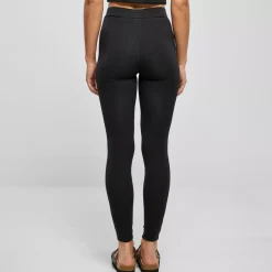 JEANS Leggingsit | Plus!></noscript>Urban Classics Crochet Lace leggingsit musta