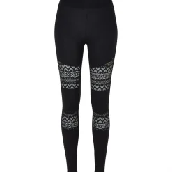 JEANS Leggingsit | Plus!></noscript>Urban Classics Crochet Lace leggingsit musta