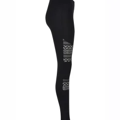 JEANS Leggingsit | Plus!></noscript>Urban Classics Crochet Lace leggingsit musta