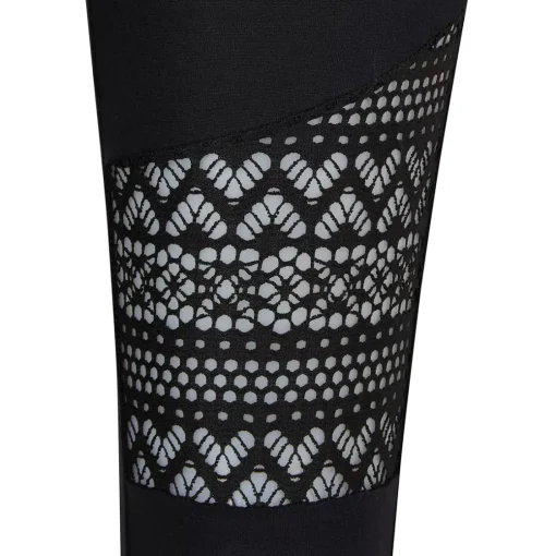 JEANS Leggingsit | Plus!>Urban Classics Crochet Lace leggingsit musta